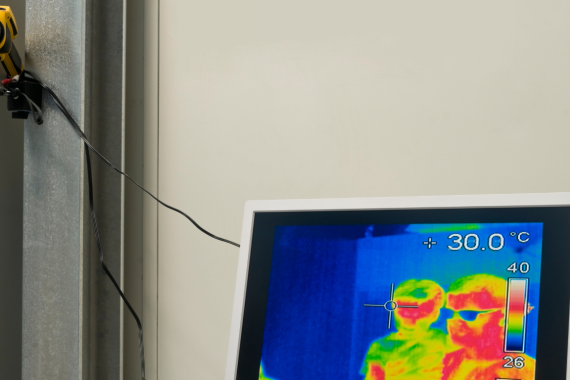 Thermal CCTV camera